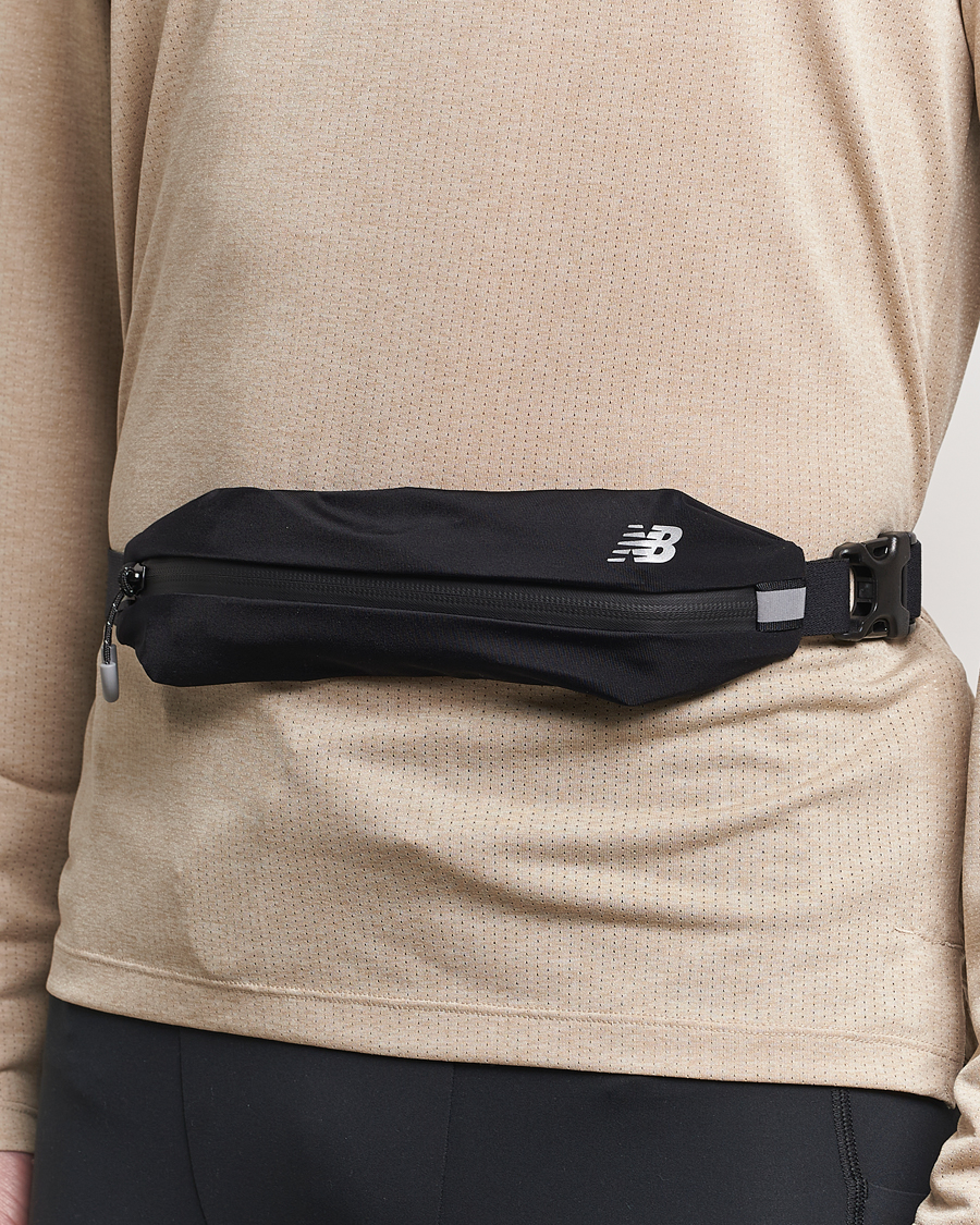 Hombres | New Balance Running Running Stretch Belt Black | New Balance Running | Running Stretch Belt Black