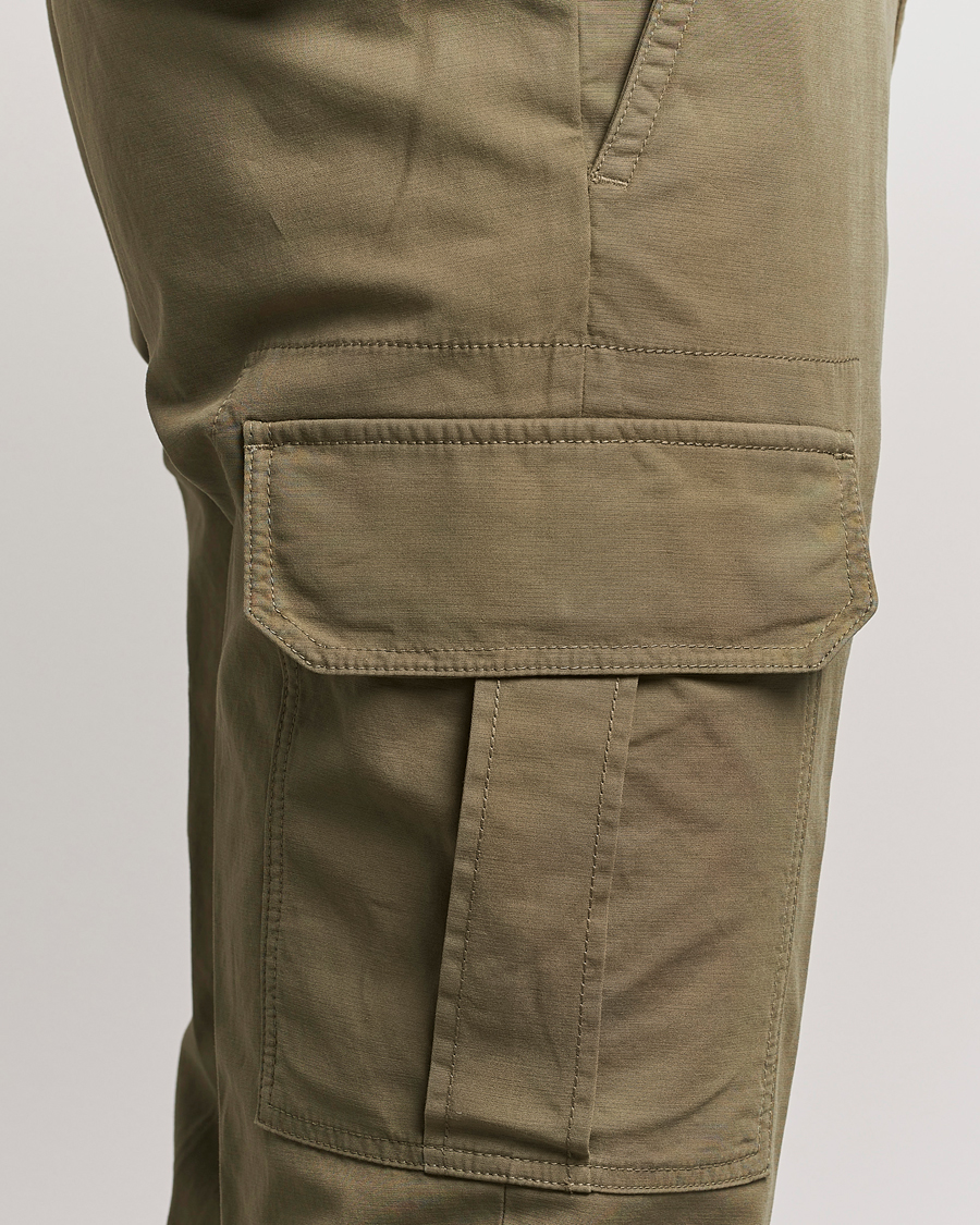 Hombres | Pantalones | Incotex | Slim Fit Cargo Pants Military Green