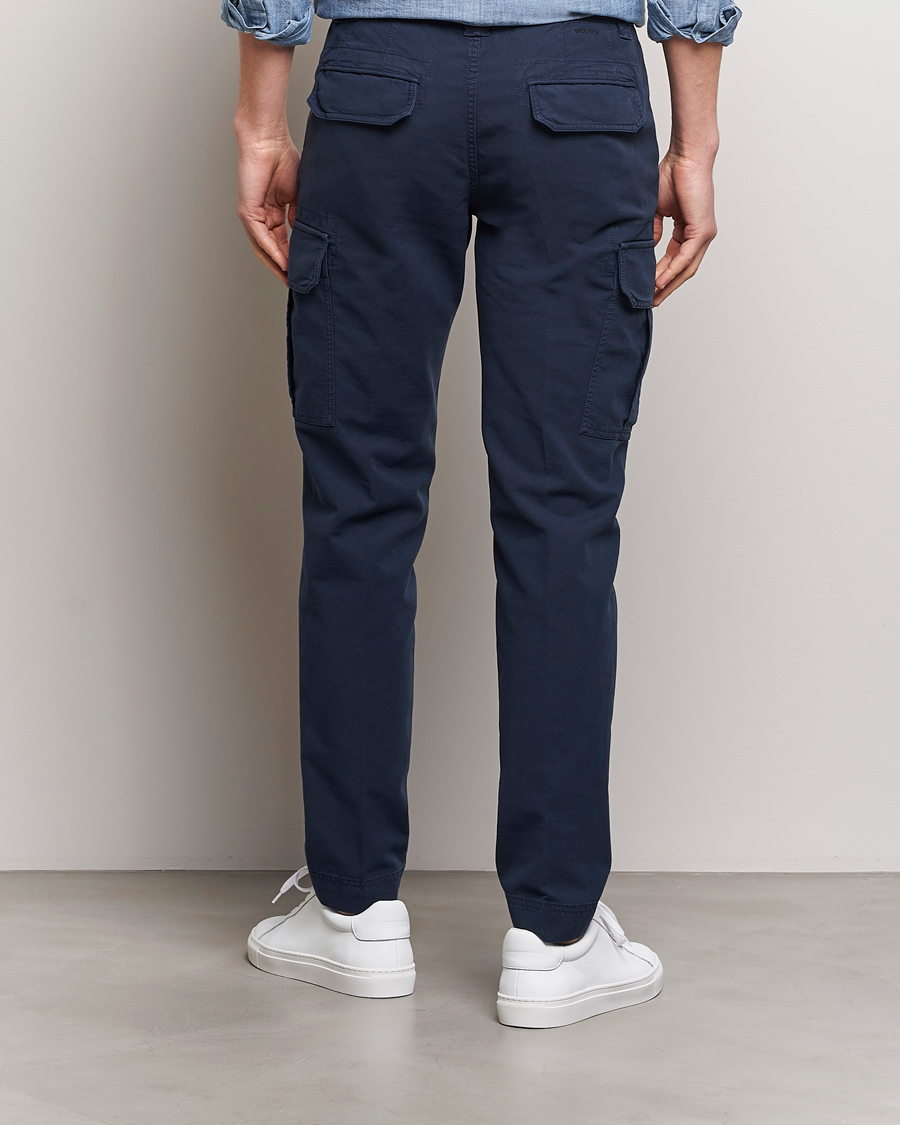 Hombres | Pantalones | Incotex | Slim Fit Cargo Pants Navy