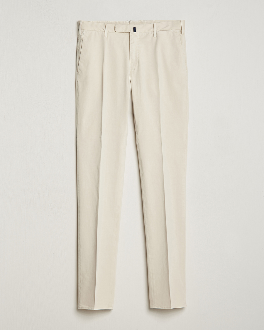 Hombres | Pantalones | Incotex | Slim Fit Comfort Chinos Off White