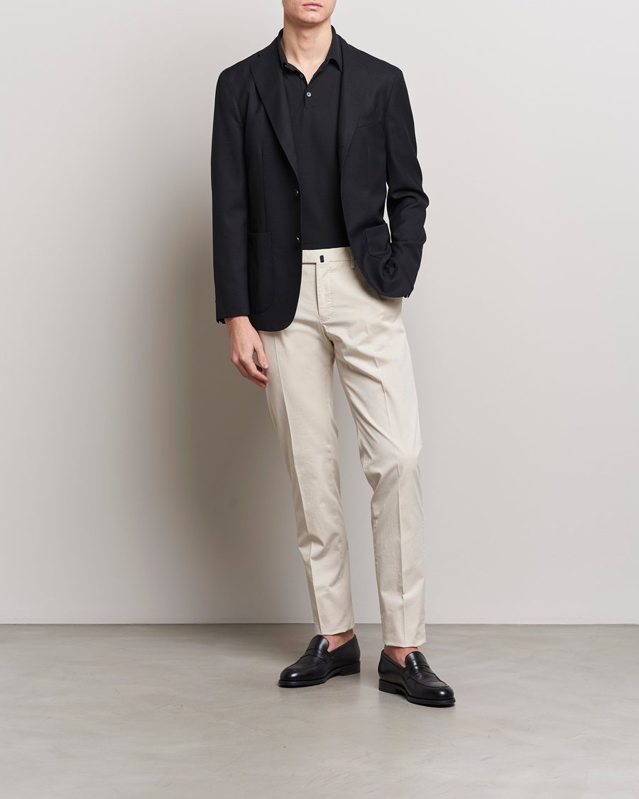 Hombres | Pantalones | Incotex | Slim Fit Comfort Chinos Off White