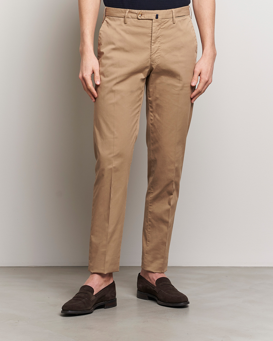 Hombres | Ropa | Incotex | Regular Fit Comfort Chinos Beige