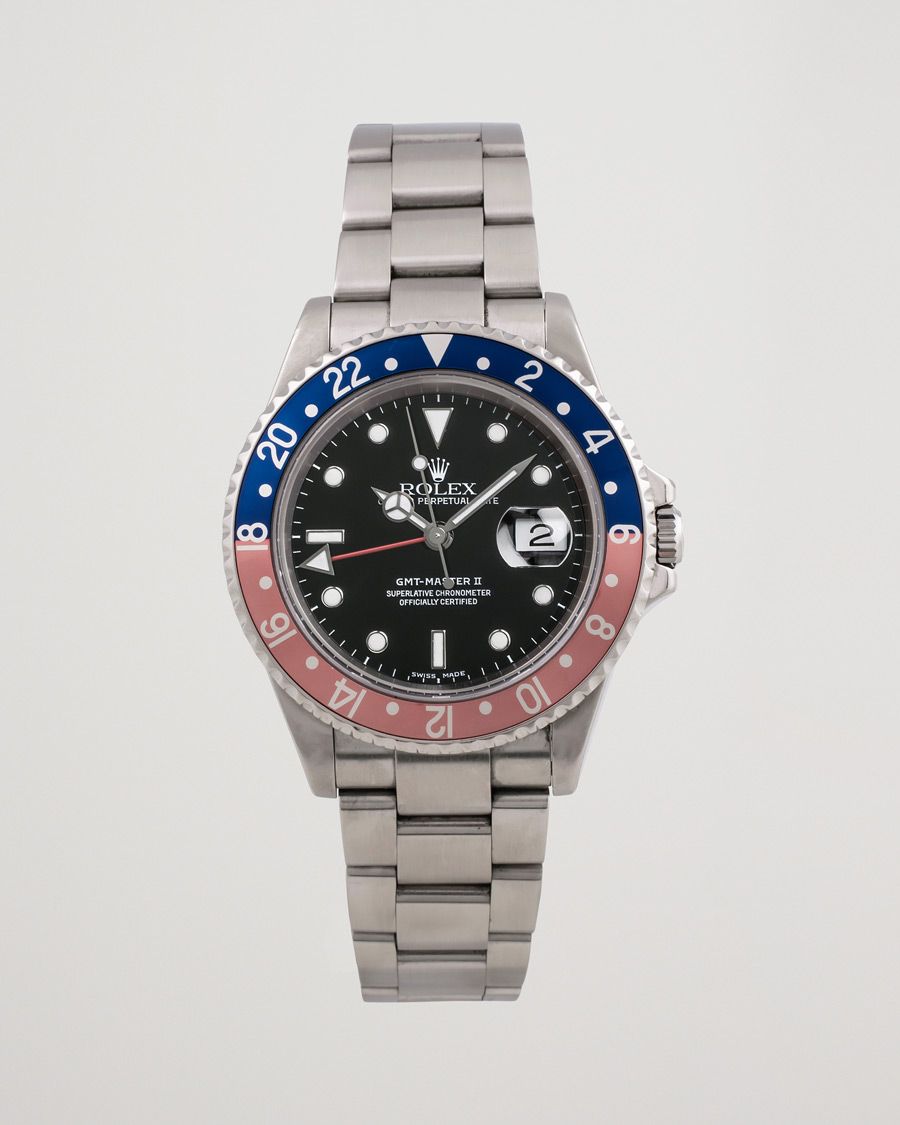 Hombres | Rolex Pre-Owned GMT-Master II 16710 Silver | Rolex Pre-Owned | GMT-Master II 16710 Silver