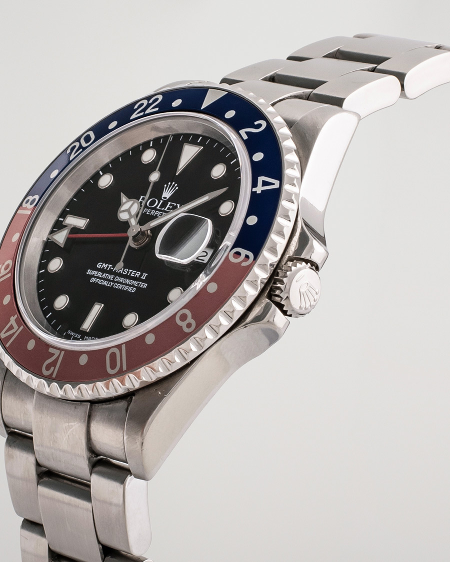 Hombres | Rolex Pre-Owned GMT-Master II 16710 Silver | Rolex Pre-Owned | GMT-Master II 16710 Silver