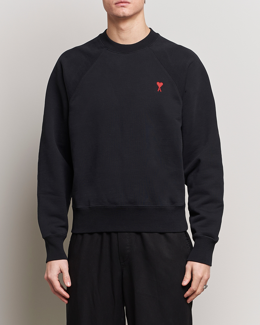 Hombres | Jerséis y prendas de punto | AMI | Heart Logo Sweatshirt Black