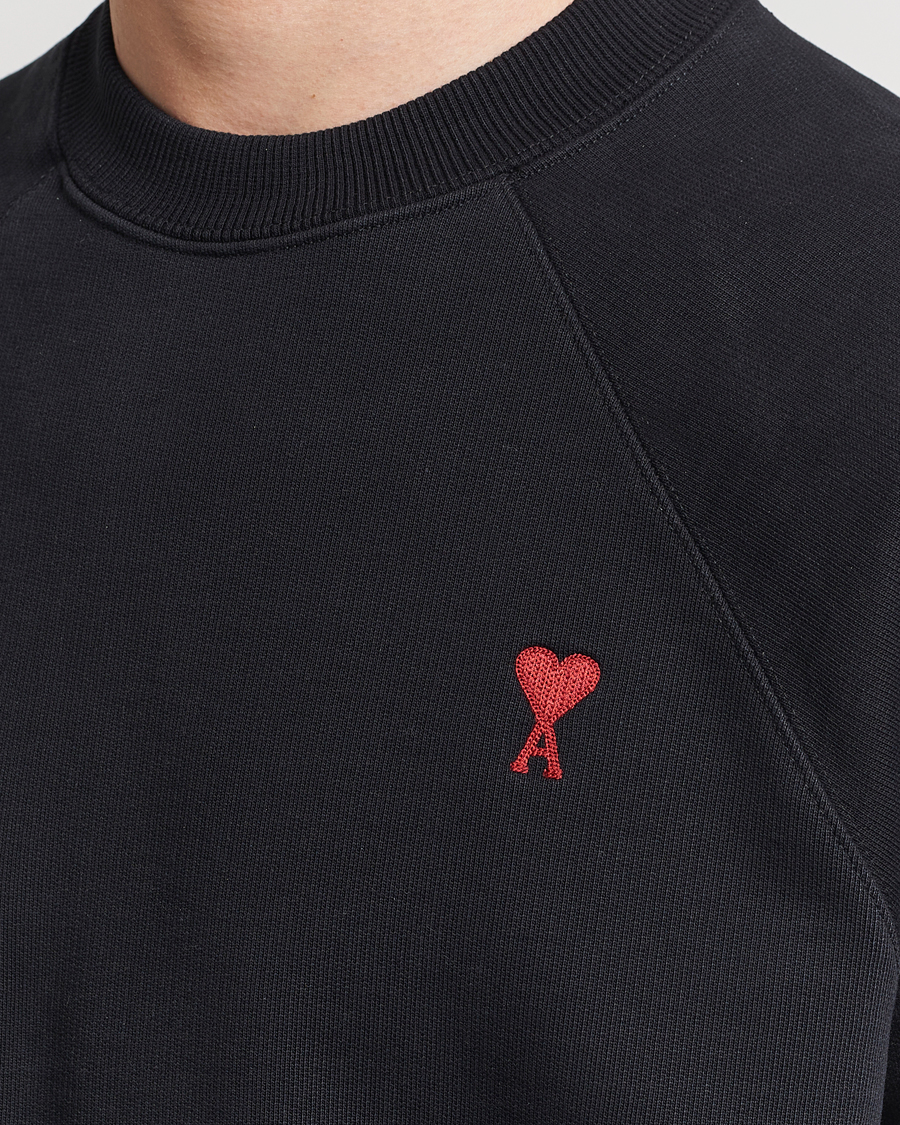 Hombres | Jerséis y prendas de punto | AMI | Heart Logo Sweatshirt Black