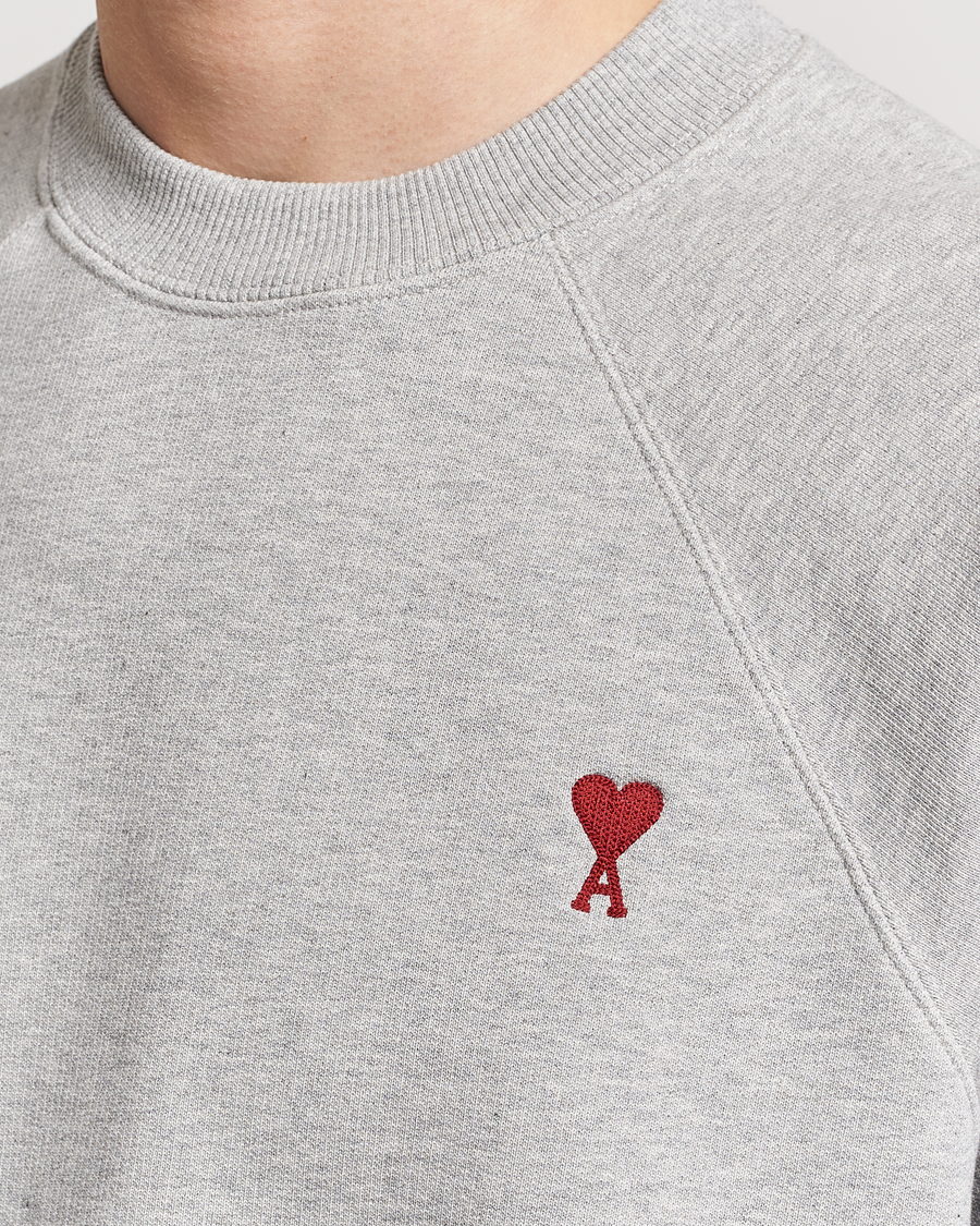 Hombres | Jerséis y prendas de punto | AMI | Heart Logo Sweatshirt Heather Grey