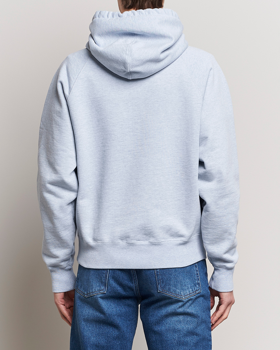 Hombres | Jerséis y prendas de punto | AMI | Heart Logo Hoodie Heather Blue
