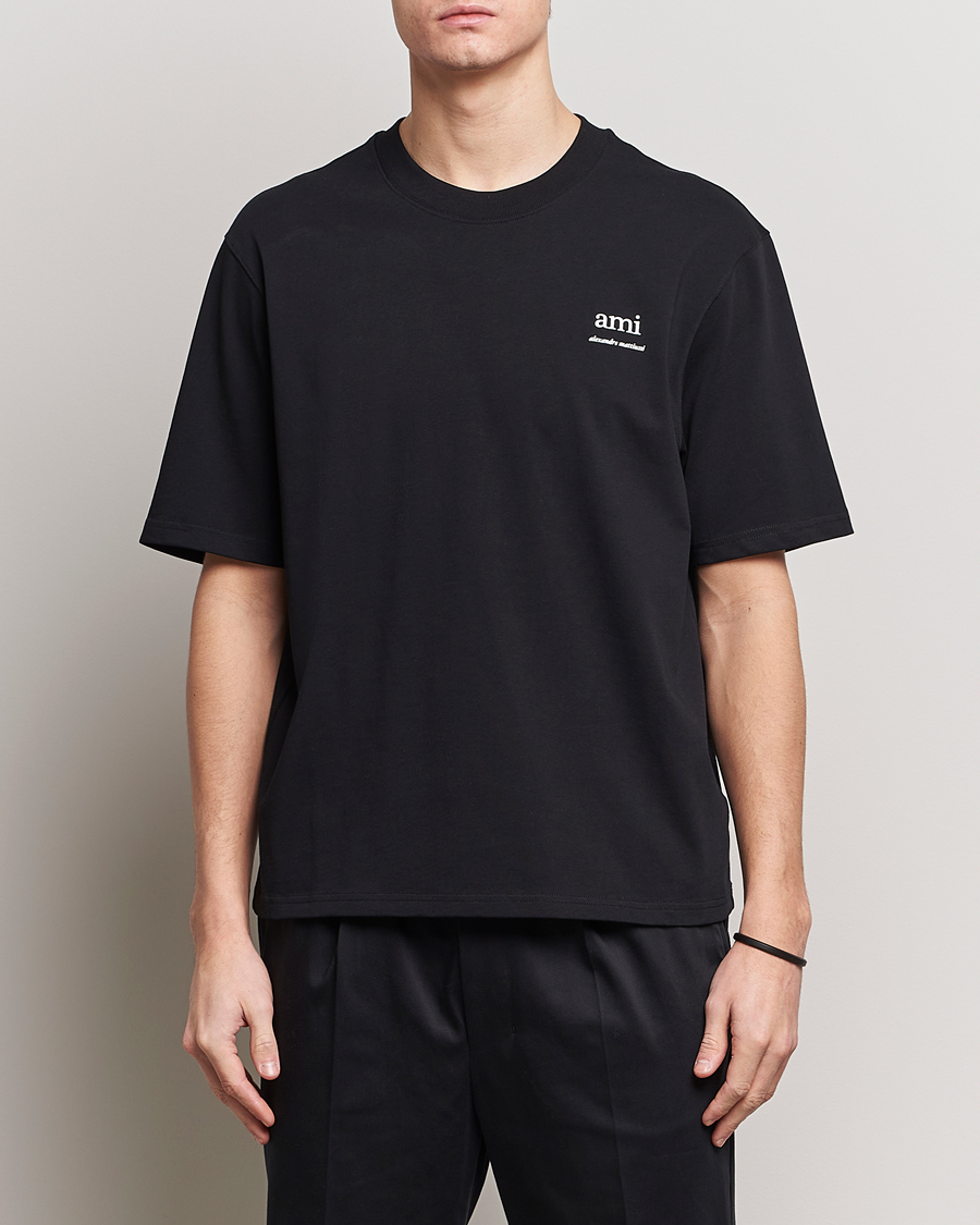 Hombres | Camisetas negras | AMI | Logo T-Shirt Black