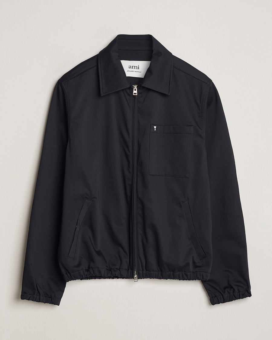 Hombres | Abrigos y chaquetas | AMI | Zipped Jacket Black