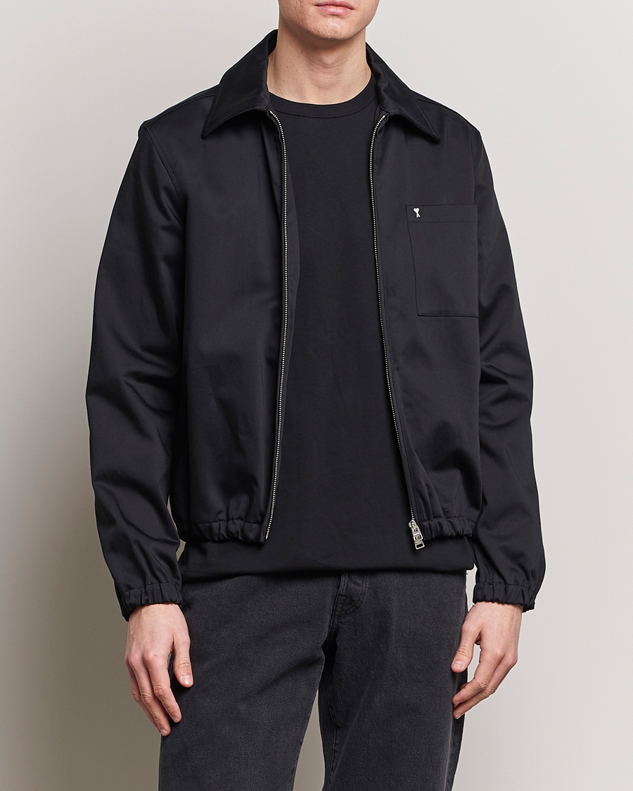 Hombres | Abrigos y chaquetas | AMI | Zipped Jacket Black