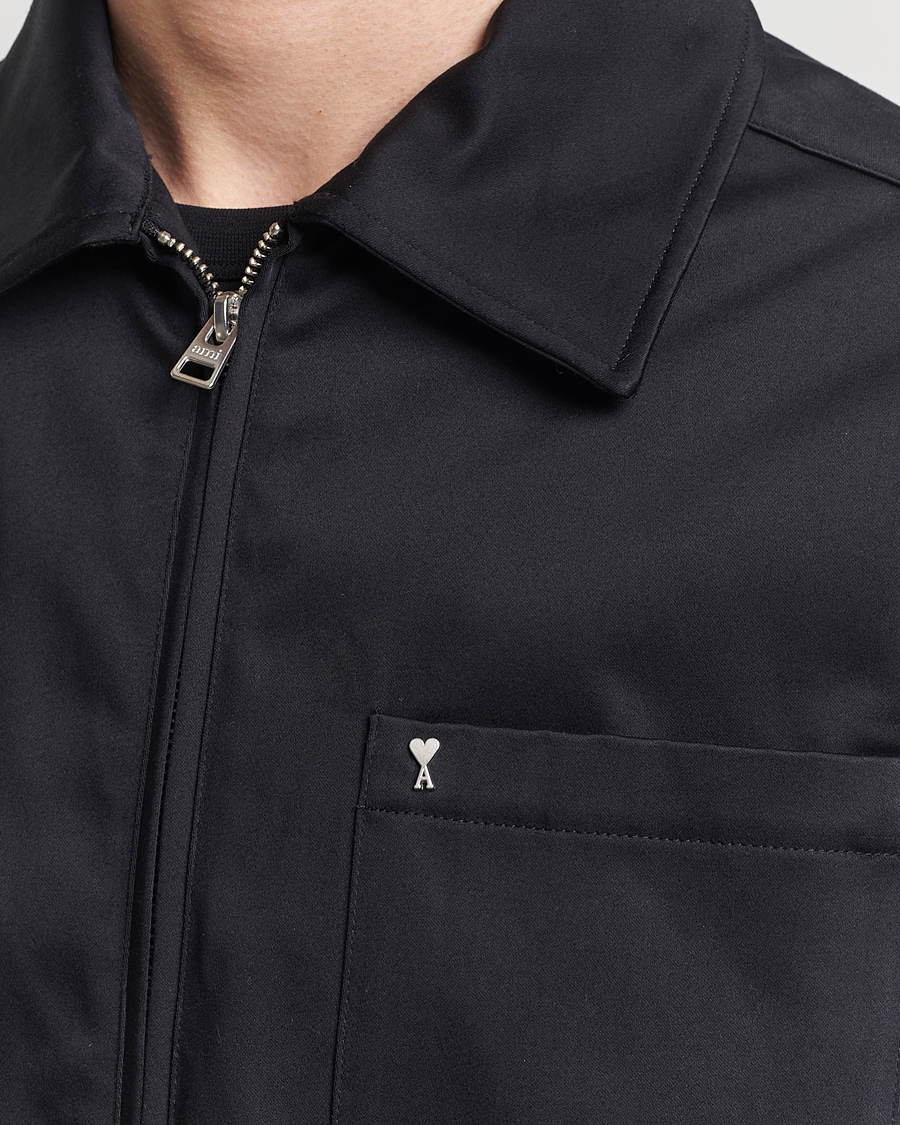 Hombres | Abrigos y chaquetas | AMI | Zipped Jacket Black
