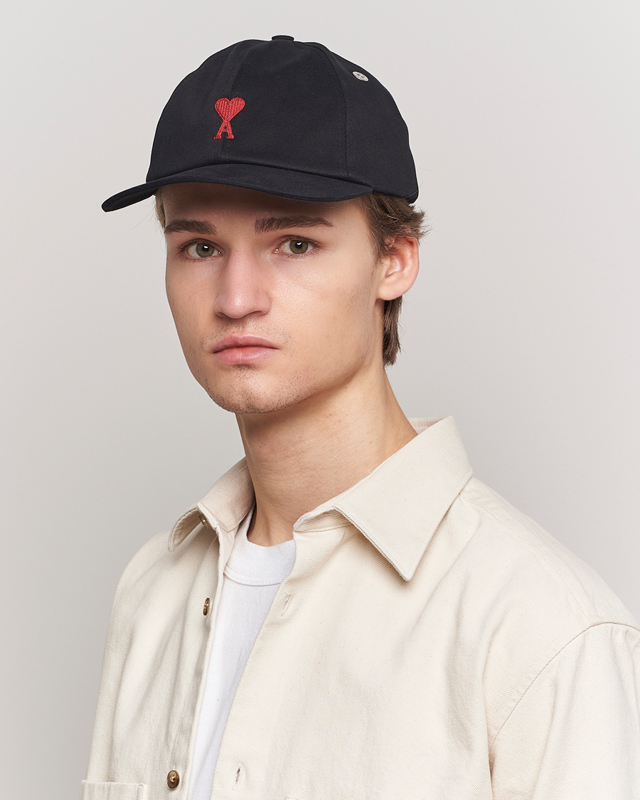 Hombres | Sombreros y gorras | AMI | AMIHeart Logo CapBlack
