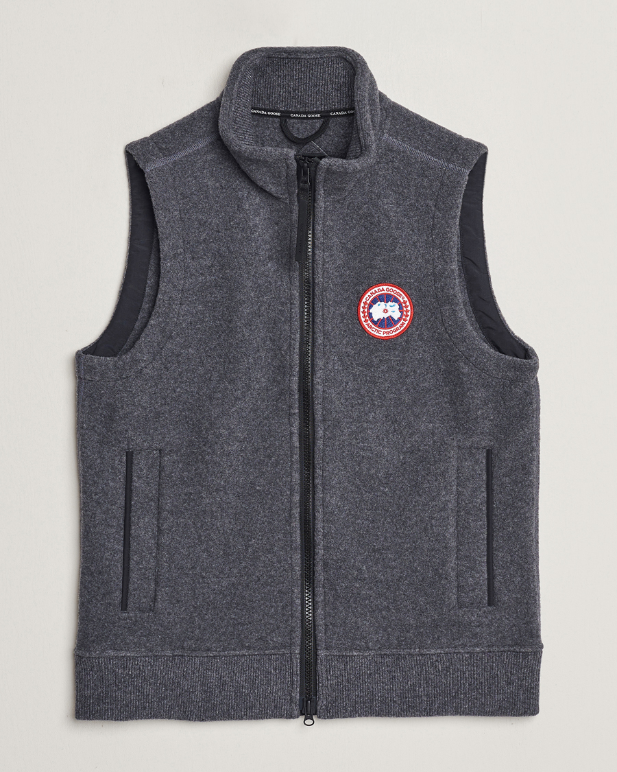 Hombres | Abrigos y chaquetas | Canada Goose | Mersey Fleece Vest Quarry Grey
