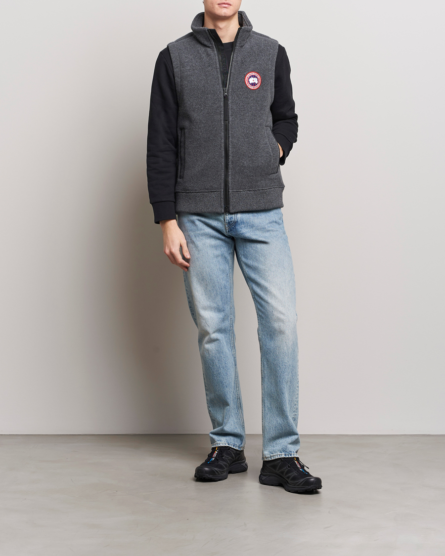 Hombres | Abrigos y chaquetas | Canada Goose | Mersey Fleece Vest Quarry Grey