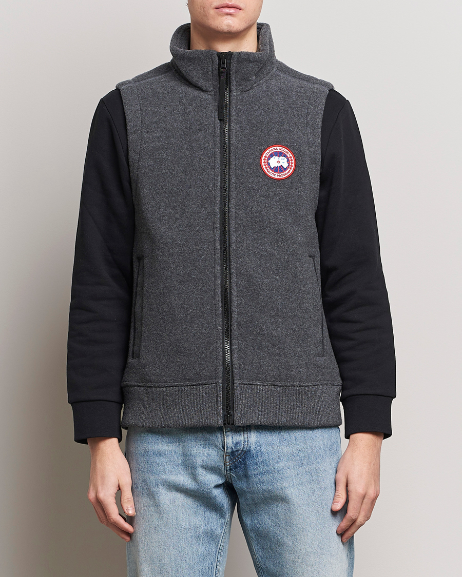 Hombres | Abrigos y chaquetas | Canada Goose | Mersey Fleece Vest Quarry Grey