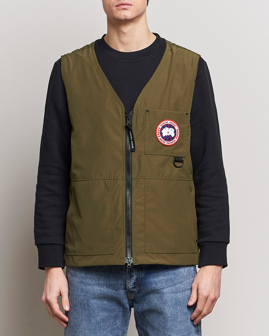 Hombres | Ropa | Canada Goose | Canmore Vest Military Green