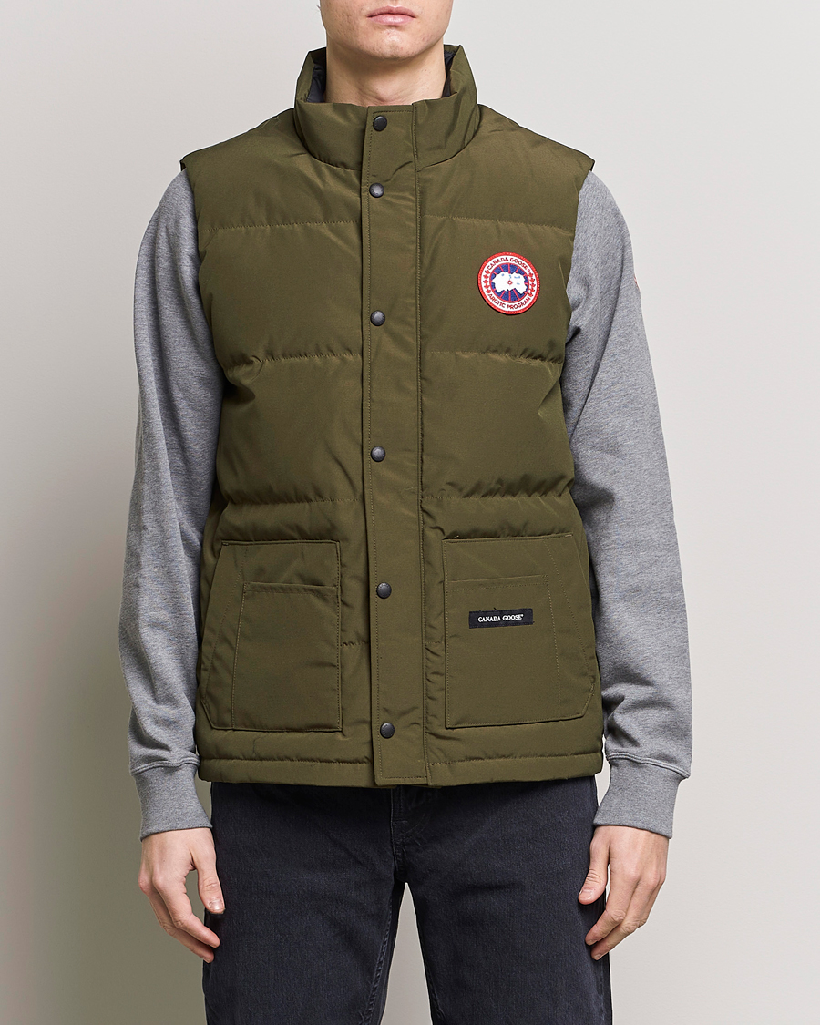 Hombres | Canada Goose | Canada Goose | Freestyle Crew Vest Military Green