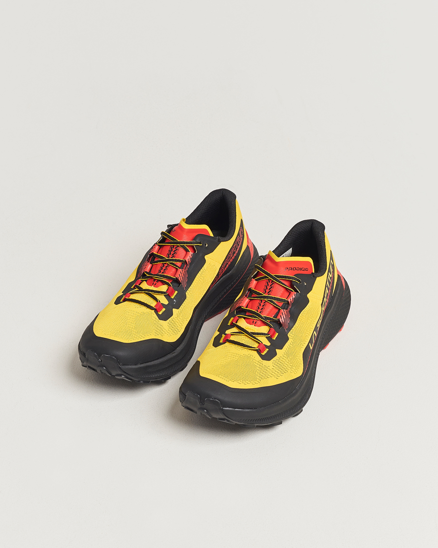 Hombres | Zapatillas negras | La Sportiva | Prodigio Ultra Running Shoes Yellow/Black