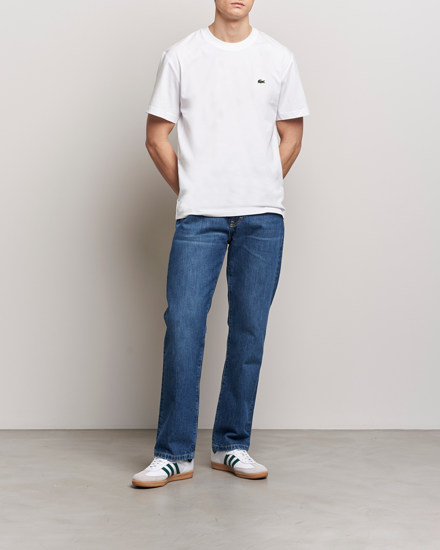 Hombres | Camisetas | Lacoste | Crew Neck T-Shirt White