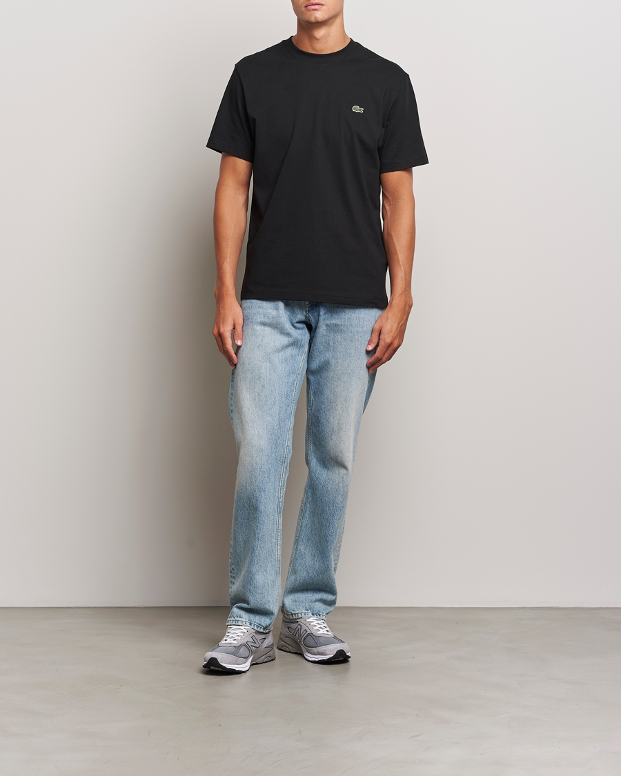 Hombres | Camisetas | Lacoste | Crew Neck T-Shirt Black