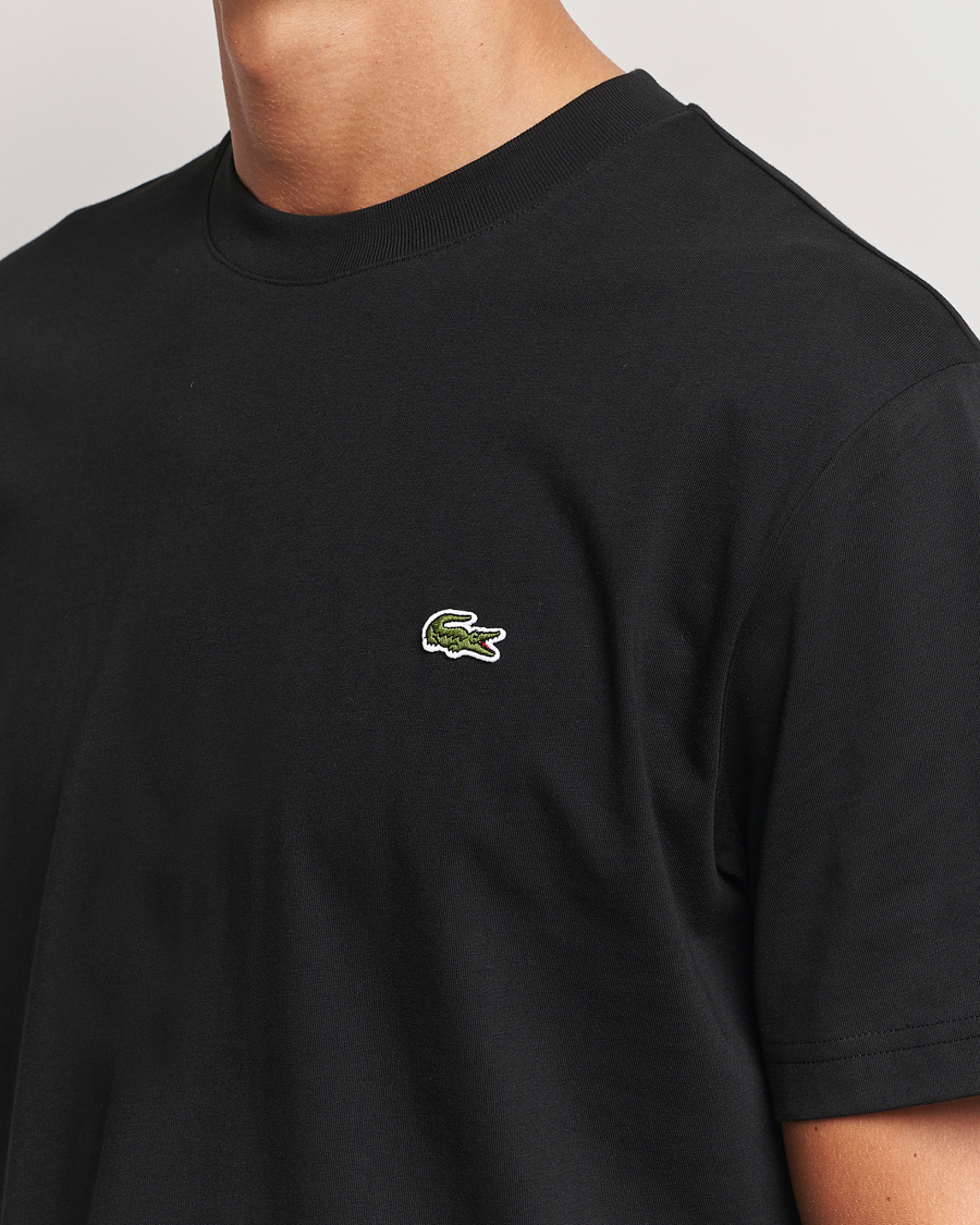 Hombres | Camisetas | Lacoste | Crew Neck T-Shirt Black