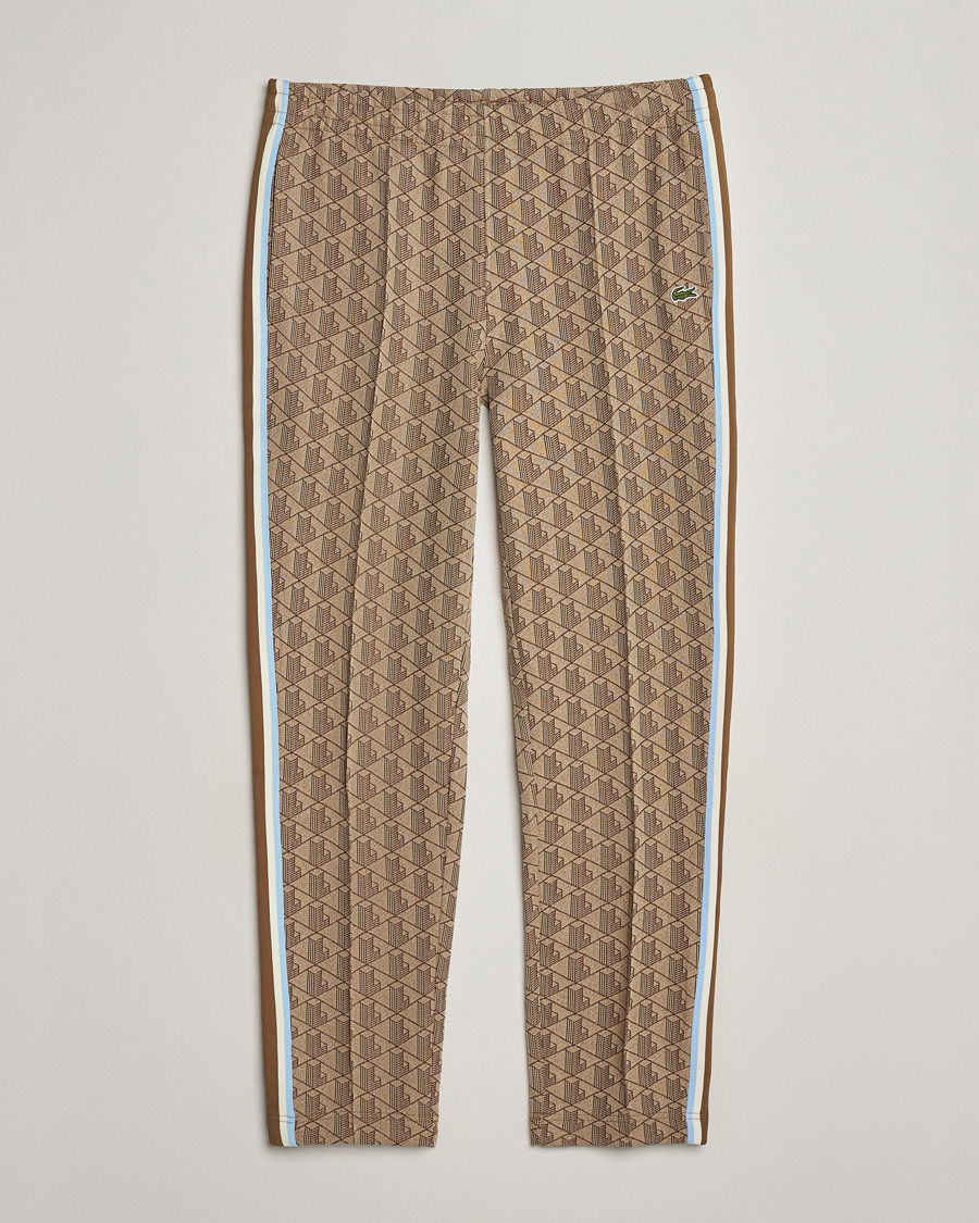 Hombres | Pantalones | Lacoste | Monogram Tracksuit Pants Croissant/Cookie