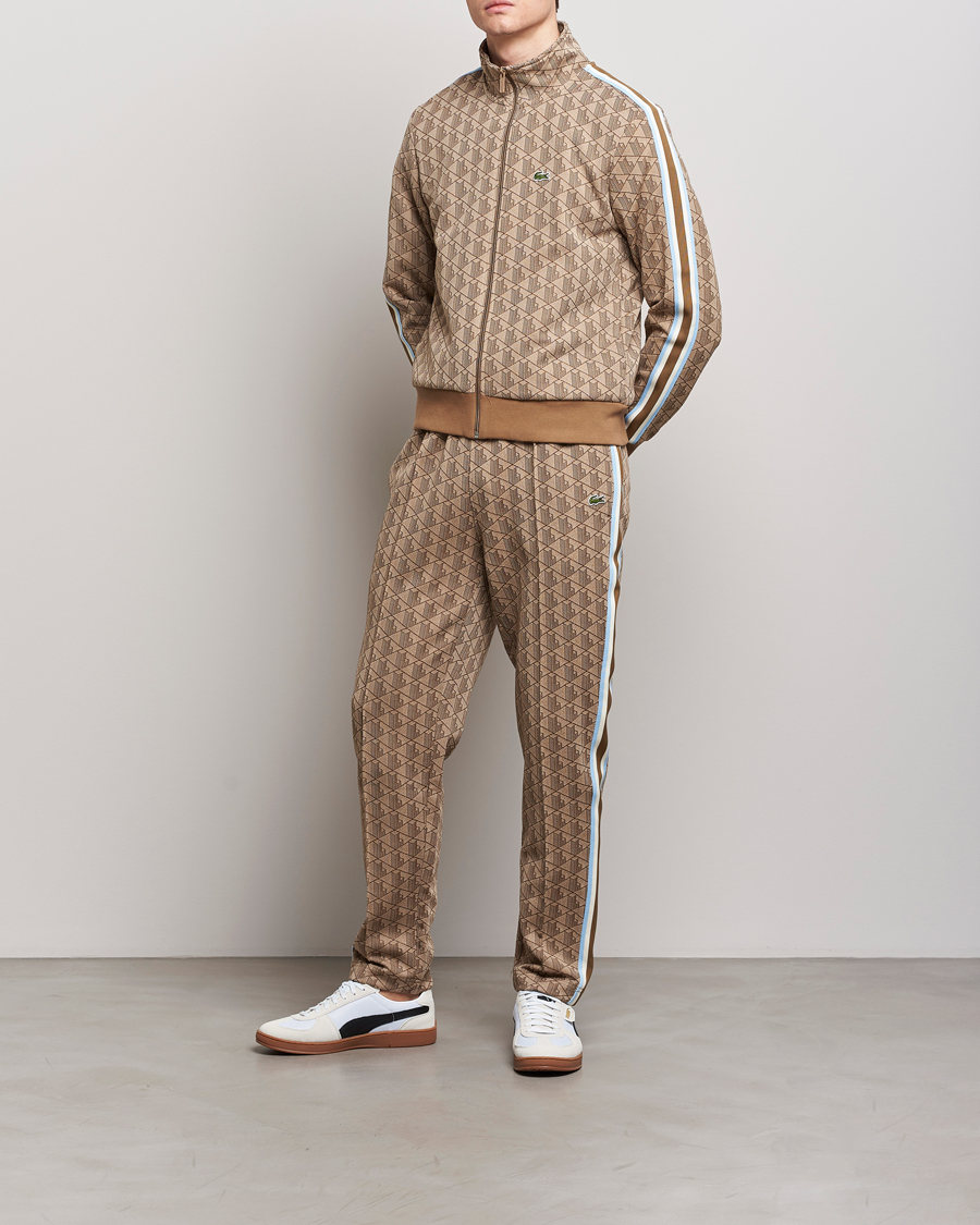 Hombres | Pantalones | Lacoste | Monogram Tracksuit Pants Croissant/Cookie