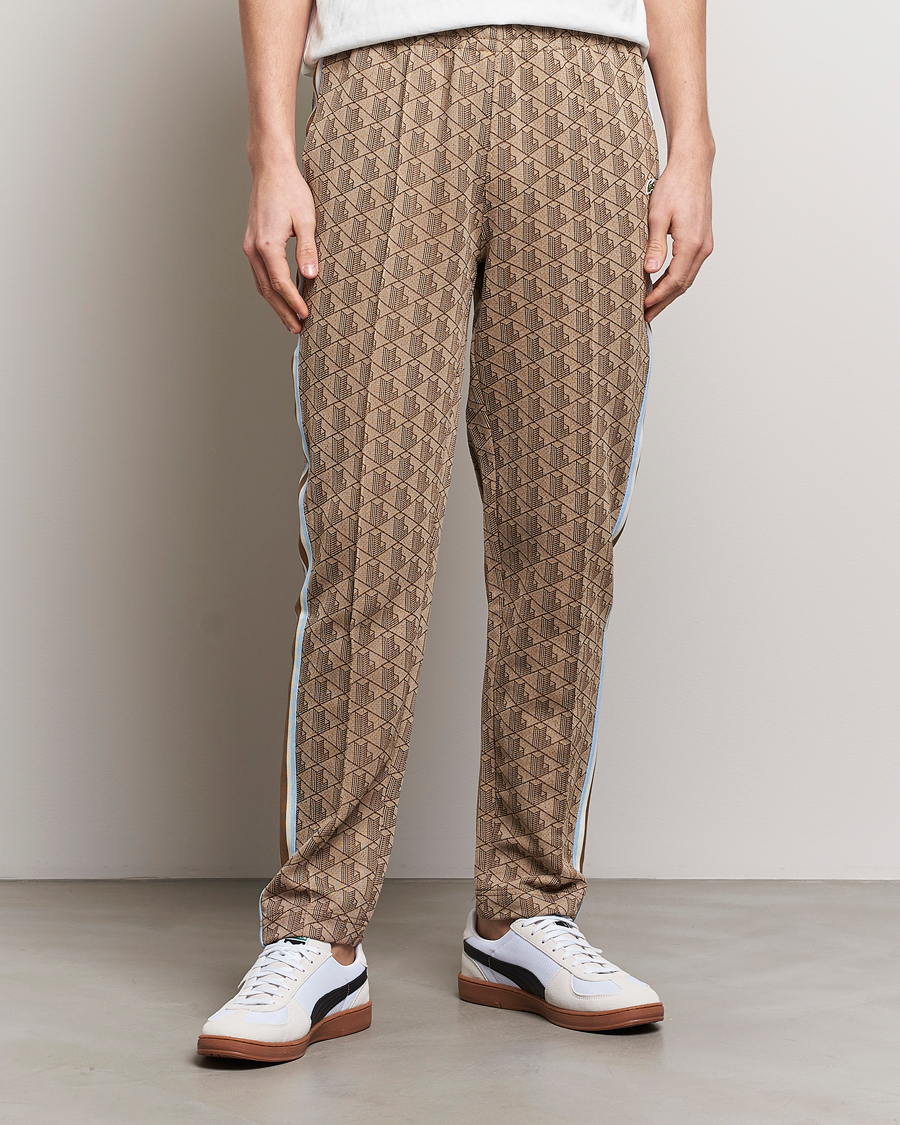 Hombres | Pantalones | Lacoste | Monogram Tracksuit Pants Croissant/Cookie