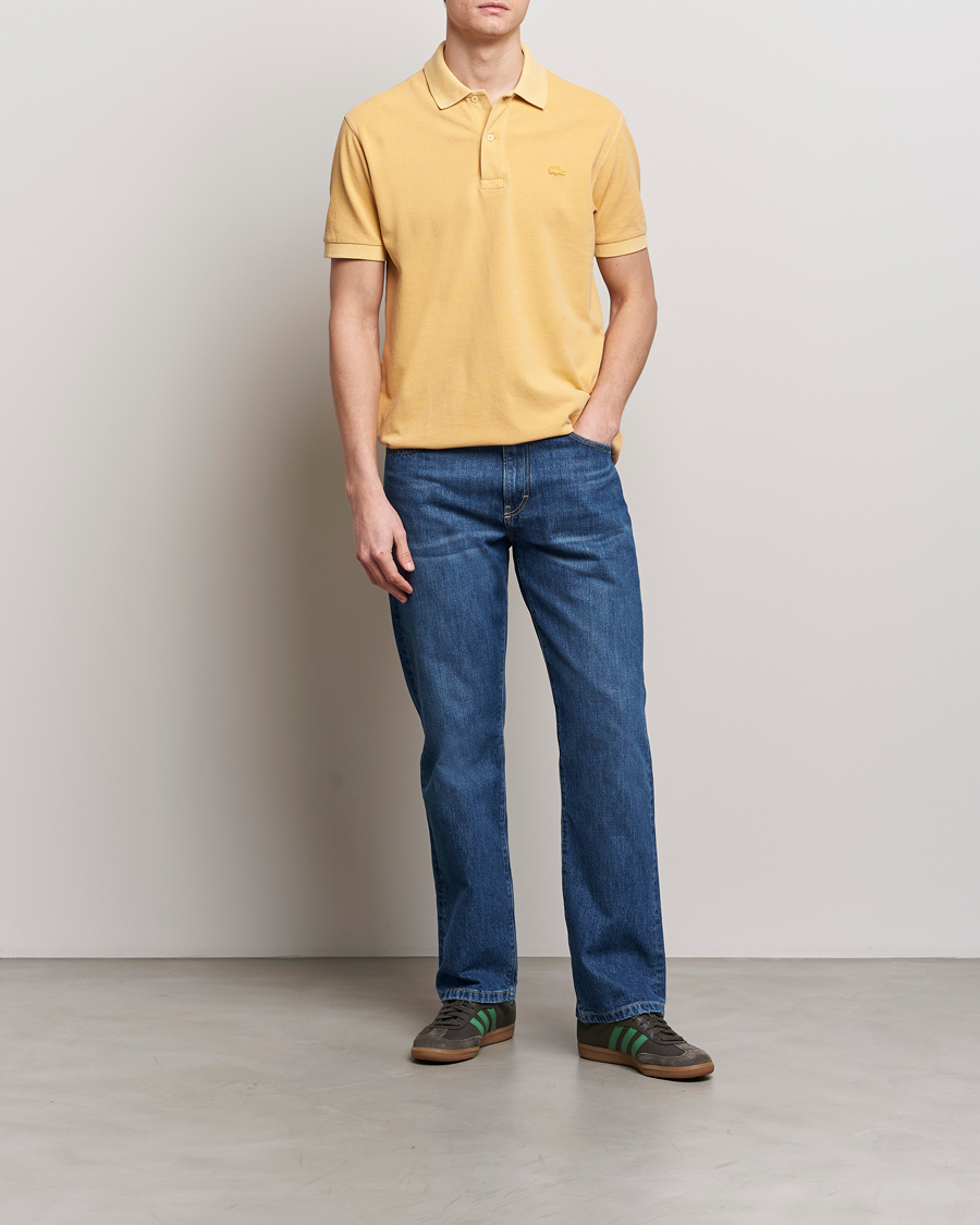 Hombres | Polos | Lacoste | Classic Fit Natural Dyed Tonal Polo Golden Haze