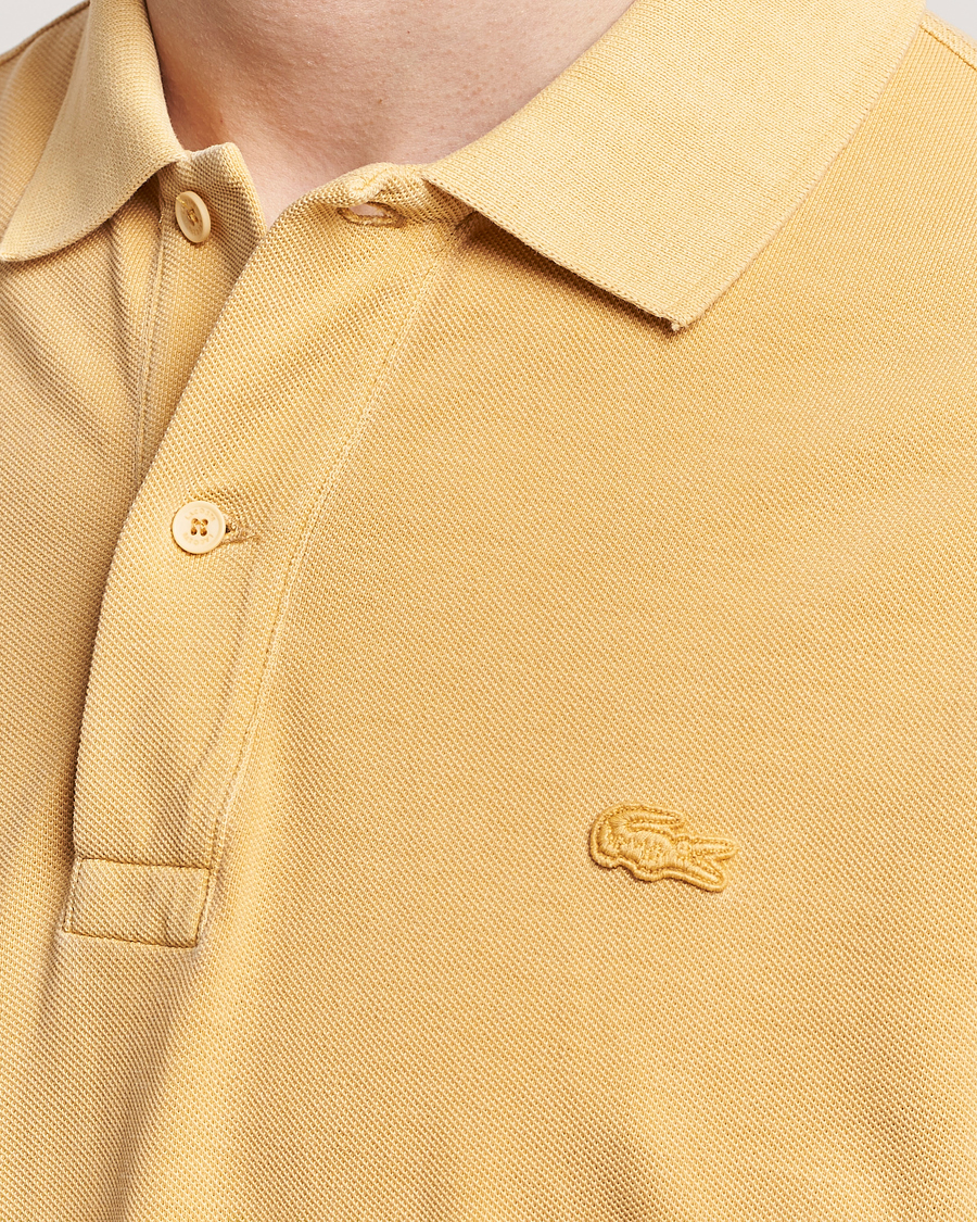 Hombres | Polos | Lacoste | Classic Fit Natural Dyed Tonal Polo Golden Haze