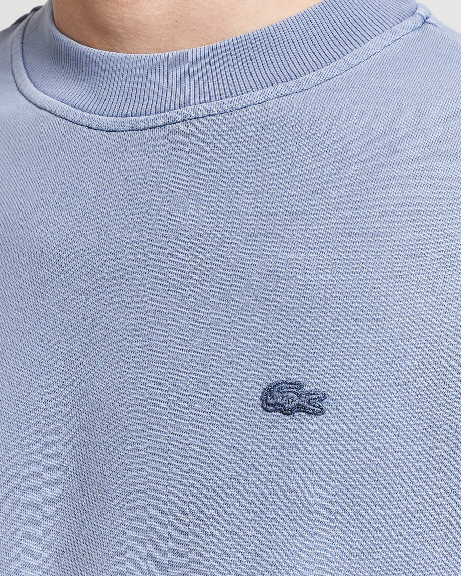 Hombres | Jerséis y prendas de punto | Lacoste | Natural Dyed Crew Neck Sweatshirt Stonewash