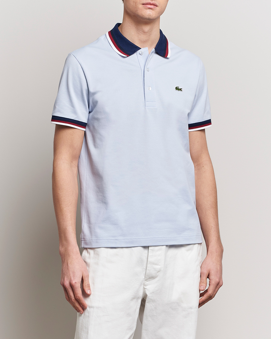 Hombres |  | Lacoste | Regular Fit Tipped Polo Phoenix Blue