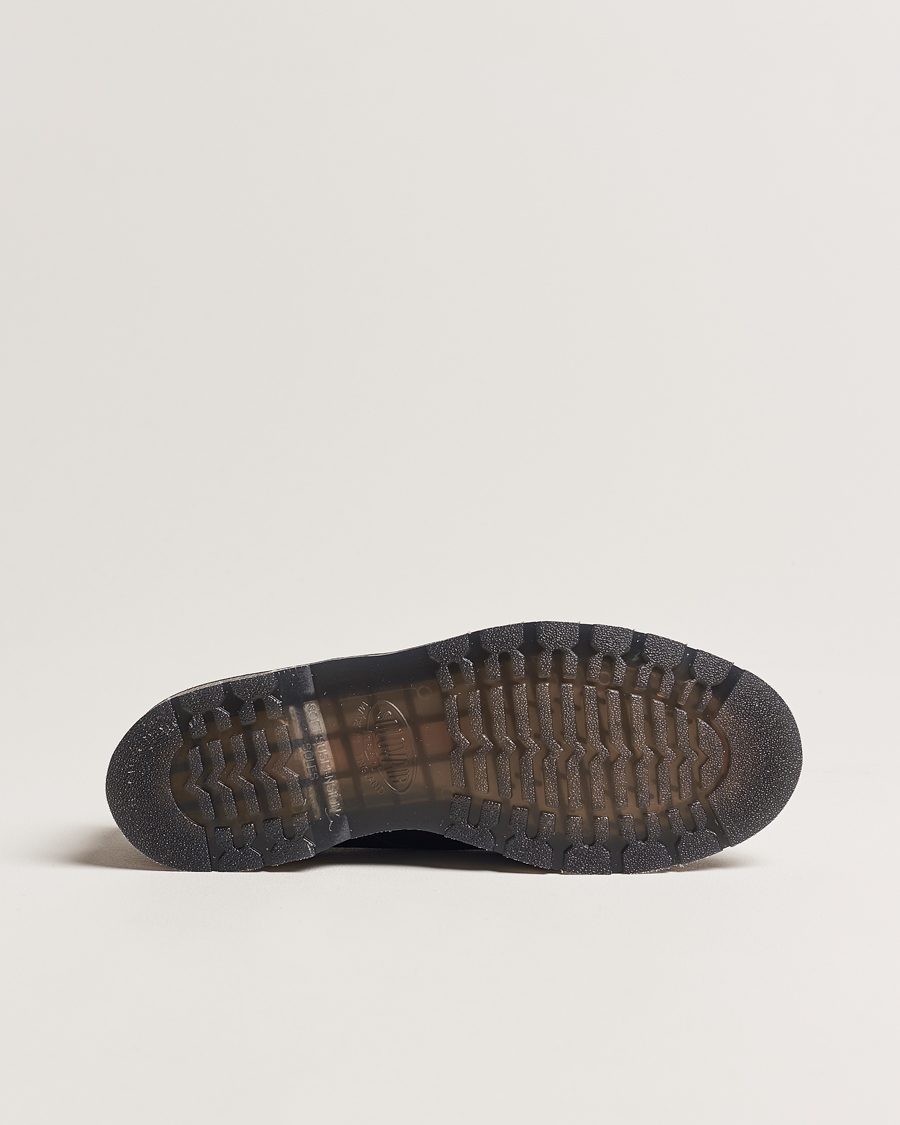 Hombres | Zapatos derby | Solovair | 3 Eye Gibson Shoe Black Grain