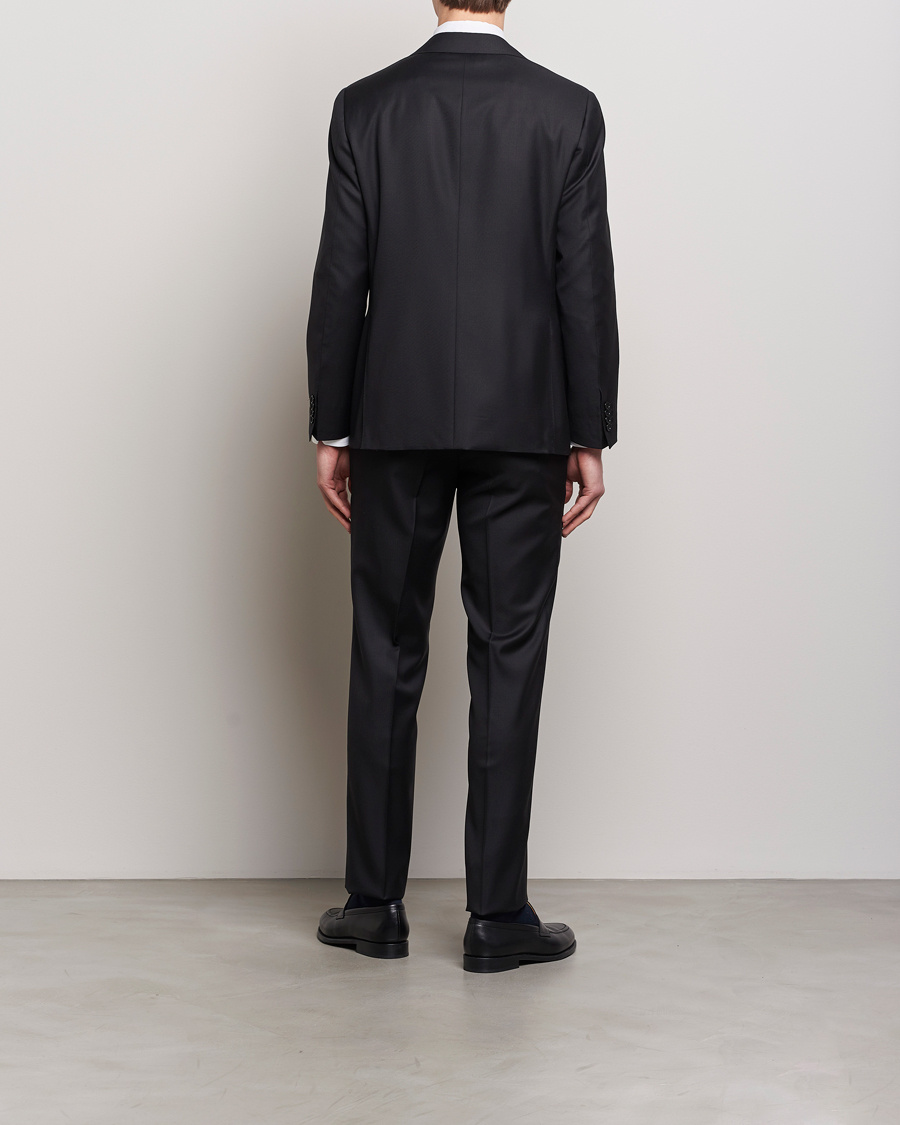 Hombres | Trajes | Canali | Capri Super 130s Wool Suit Black