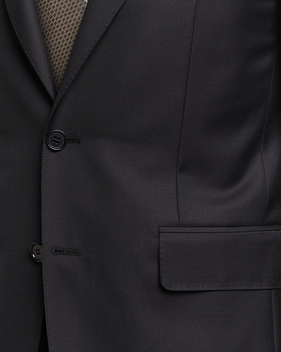 Hombres | Trajes | Canali | Capri Super 130s Wool Suit Black