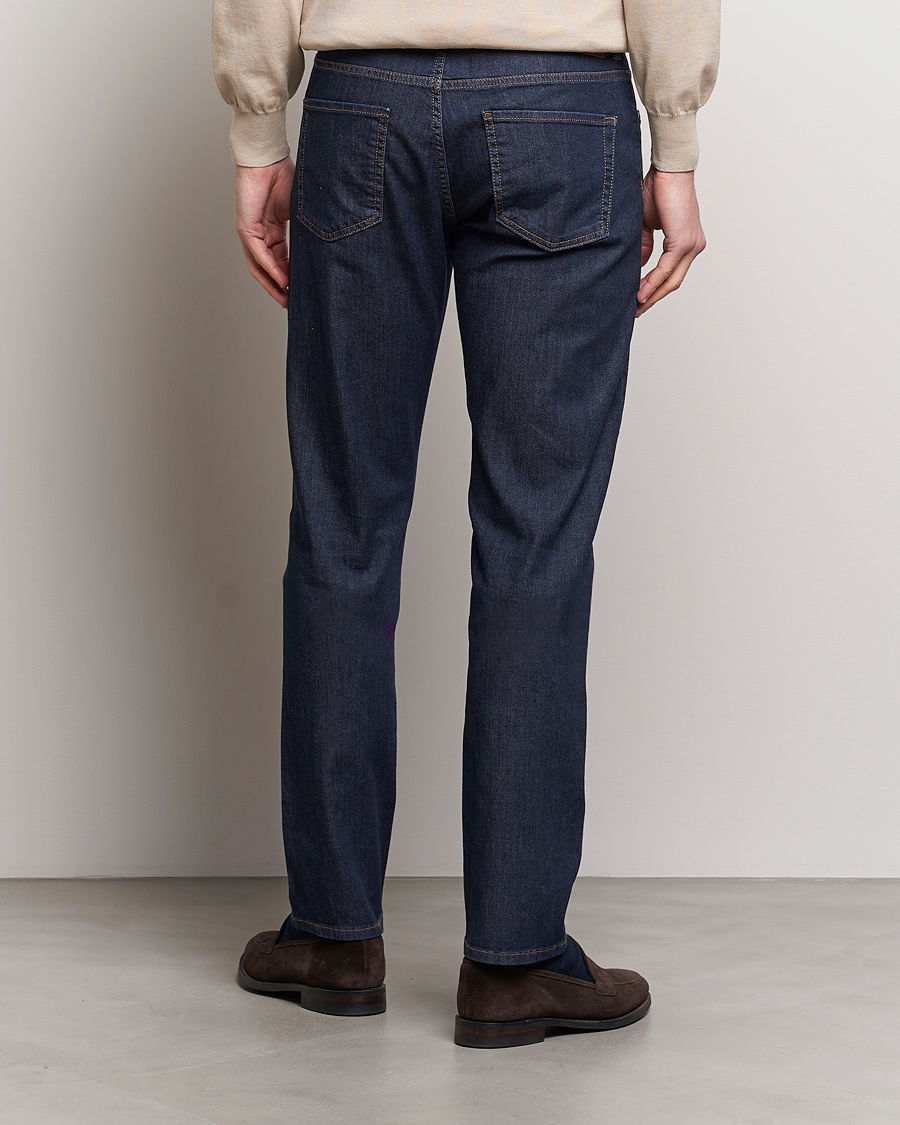 Hombres | Vaqueros | Canali | Slim Fit 5-Pocket Jeans Dark Indigo