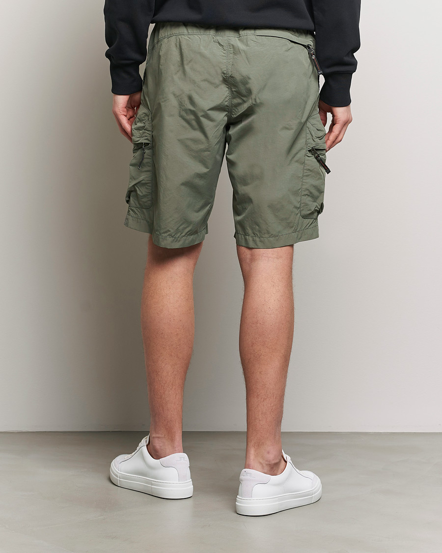 Hombres | Pantalones cortos | Parajumpers | Walton Vintage Nylon Shorts Thyme Green
