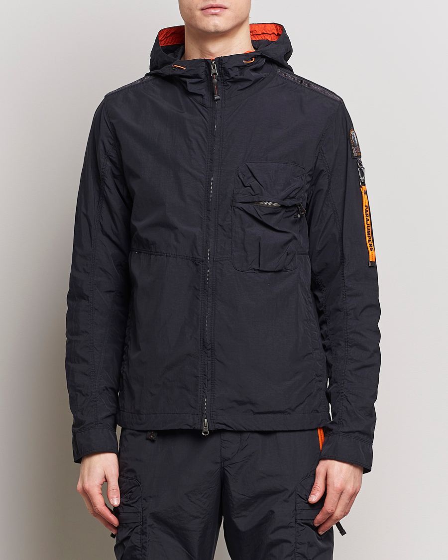 Hombres | Abrigos y chaquetas | Parajumpers | Nigel Vintage Nylon Hooded Jacket Black