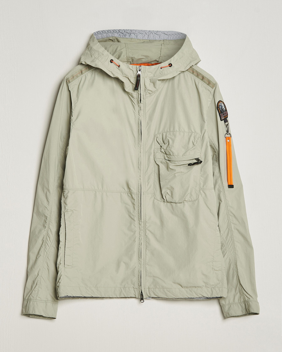 Hombres | Abrigos y chaquetas | Parajumpers | Nigel Vintage Nylon Hooded Jacket Sage