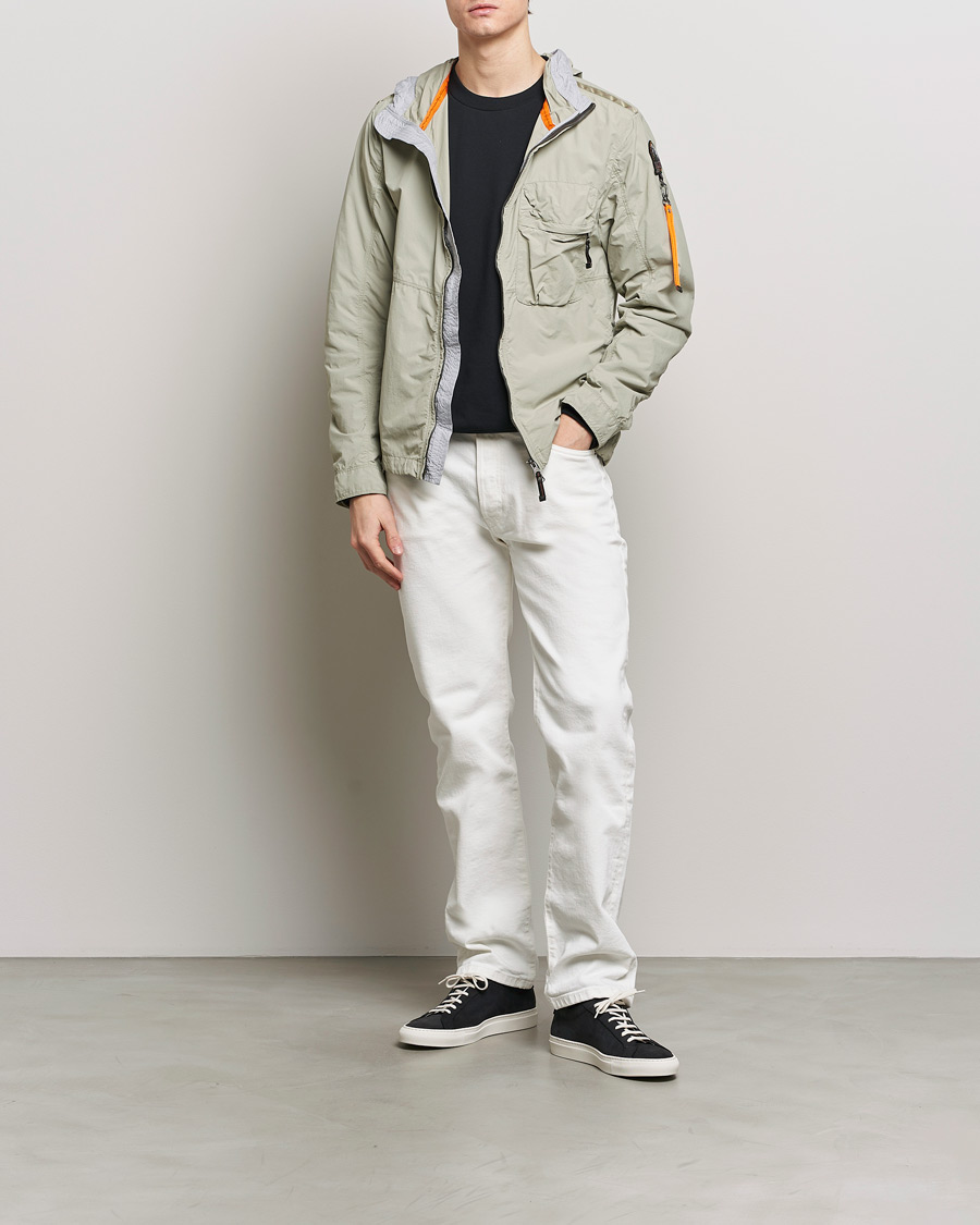 Hombres | Abrigos y chaquetas | Parajumpers | Nigel Vintage Nylon Hooded Jacket Sage