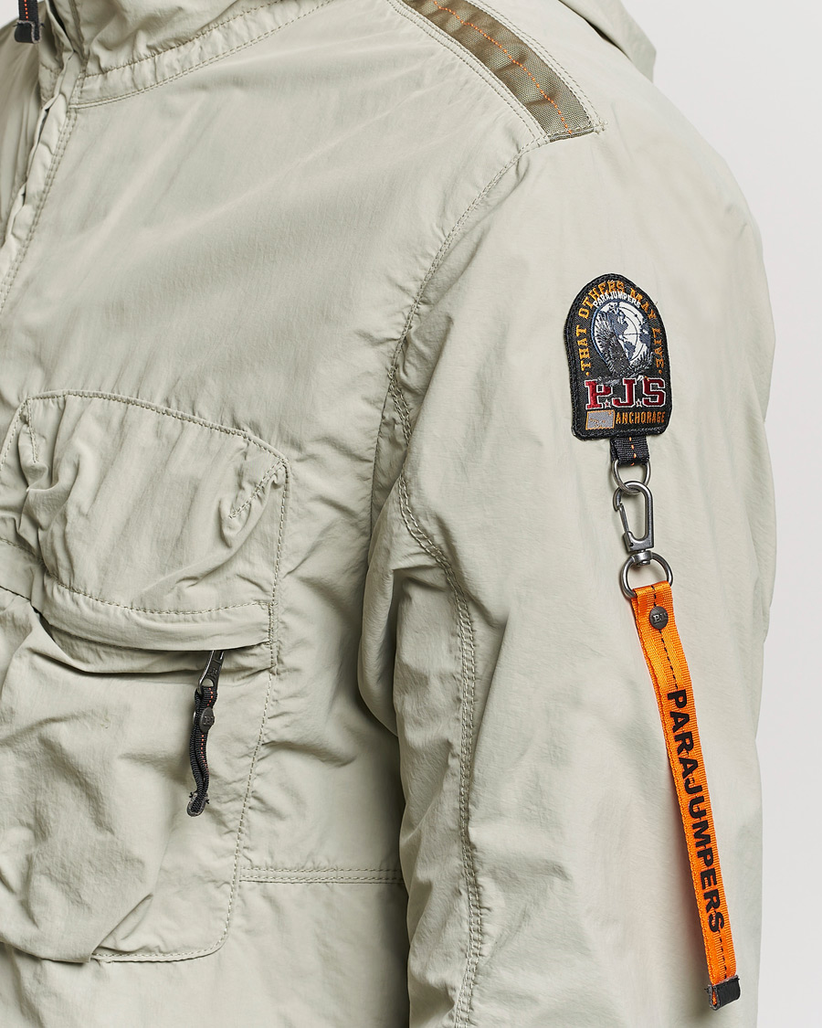 Hombres | Abrigos y chaquetas | Parajumpers | Nigel Vintage Nylon Hooded Jacket Sage