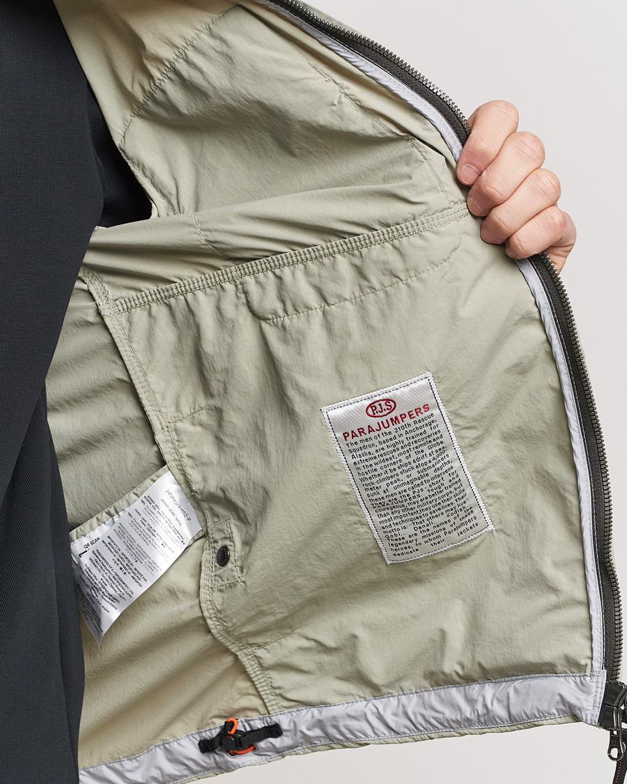 Hombres | Abrigos y chaquetas | Parajumpers | Nigel Vintage Nylon Hooded Jacket Sage