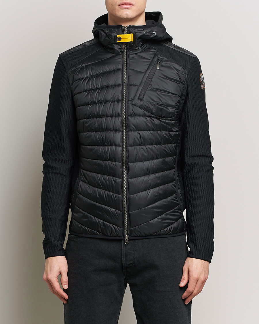 Hombres | Parajumpers | Parajumpers | Nolan Mesh Hooded Hybrid  Black