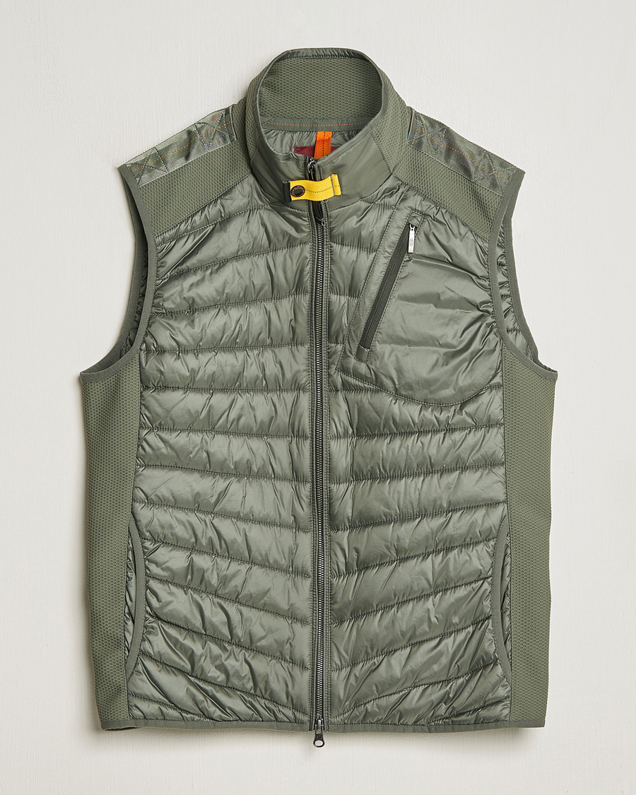 Hombres | Abrigos y chaquetas | Parajumpers | Zavier Hybrid Vest Thyme Green