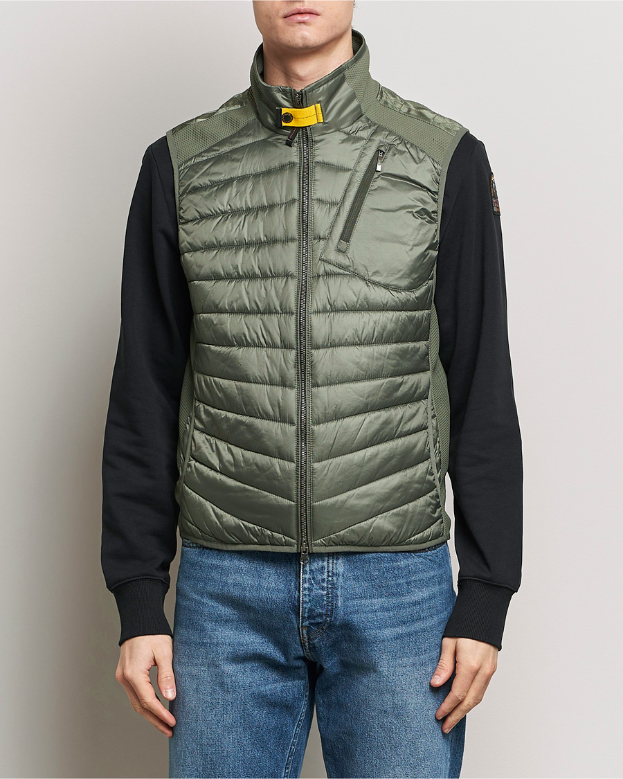 Hombres | Chalecos | Parajumpers | Zavier Hybrid Vest Thyme Green