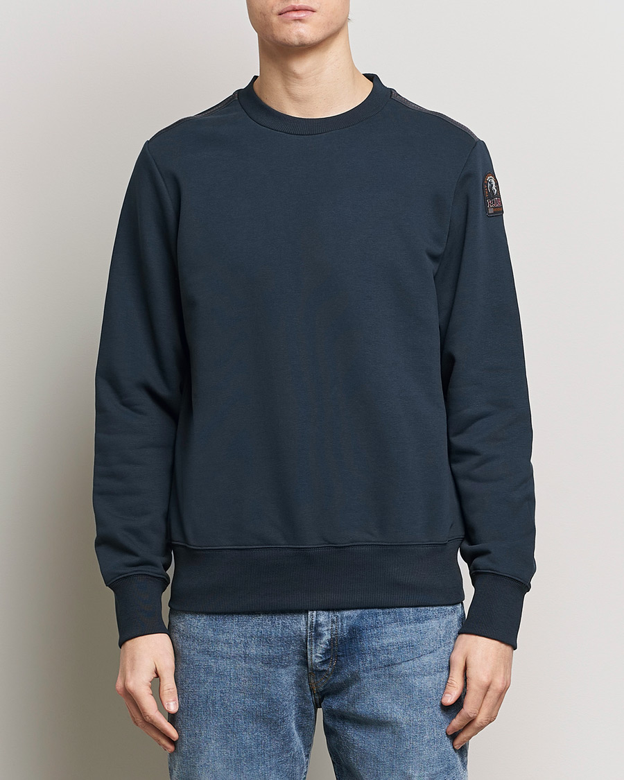 Hombres | Jerséis y prendas de punto | Parajumpers | K2 Super Easy Crew Neck Sweatshirt Blue Navy