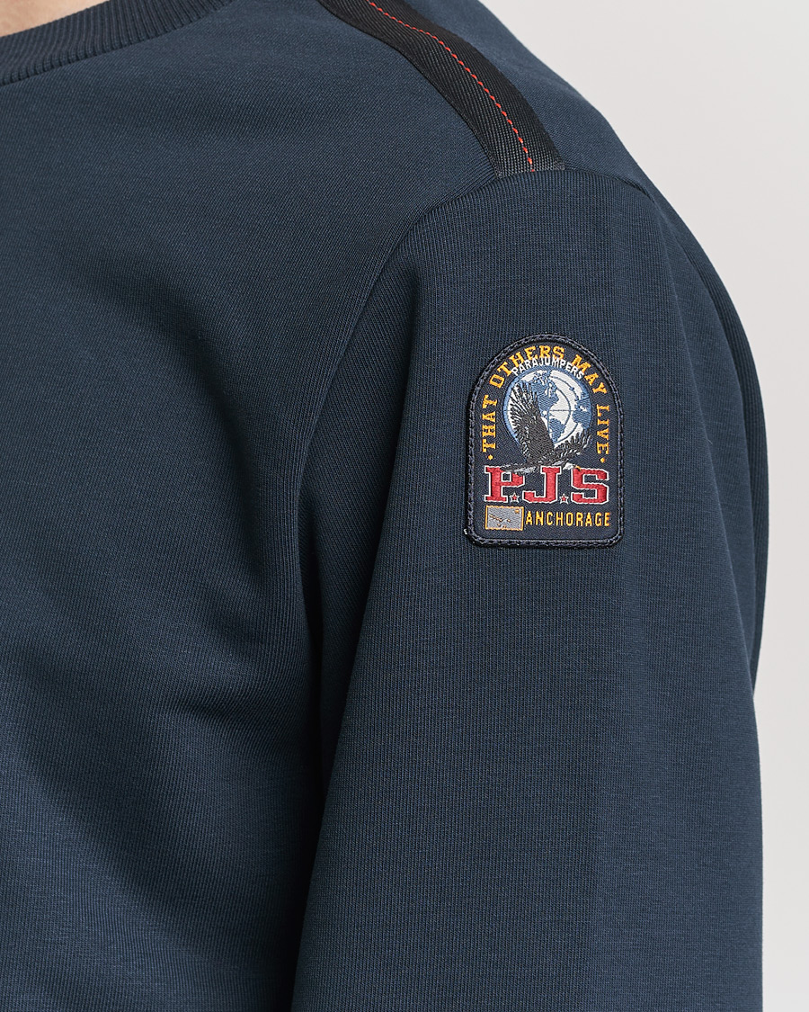 Hombres | Jerséis y prendas de punto | Parajumpers | K2 Super Easy Crew Neck Sweatshirt Blue Navy