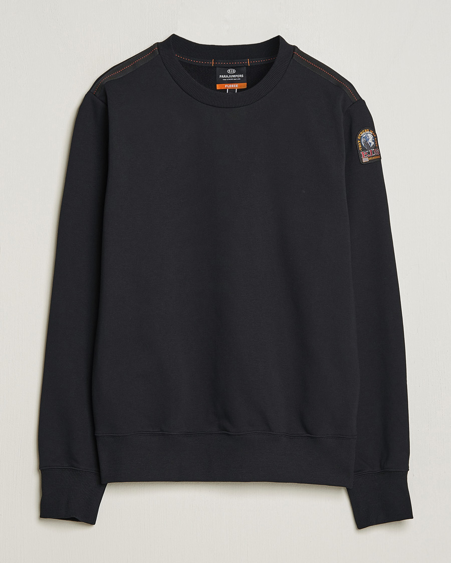 Hombres | Jerséis y prendas de punto | Parajumpers | K2 Super Easy Crew Neck Sweatshirt Black