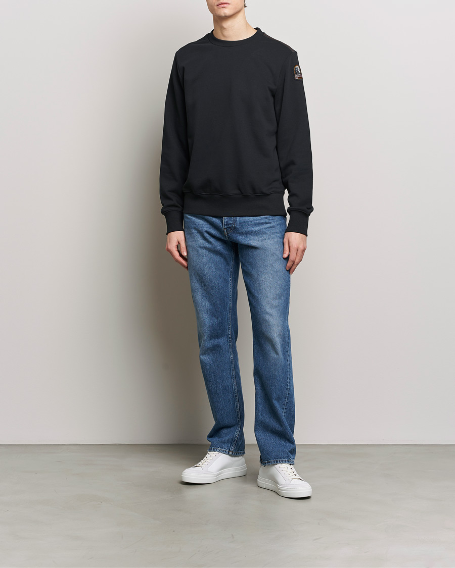 Hombres | Jerséis y prendas de punto | Parajumpers | K2 Super Easy Crew Neck Sweatshirt Black